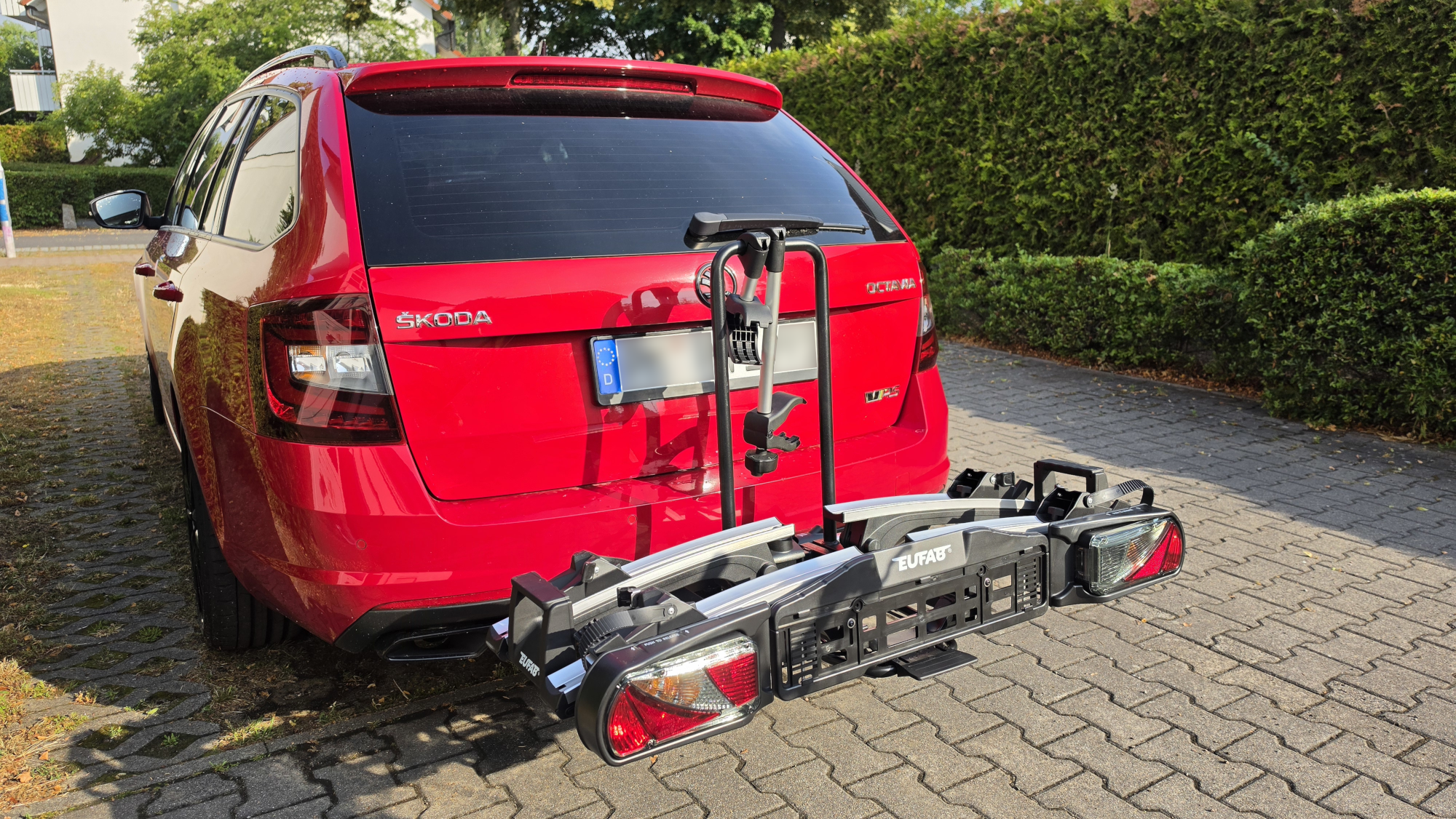 EUFAB am Auto installiert